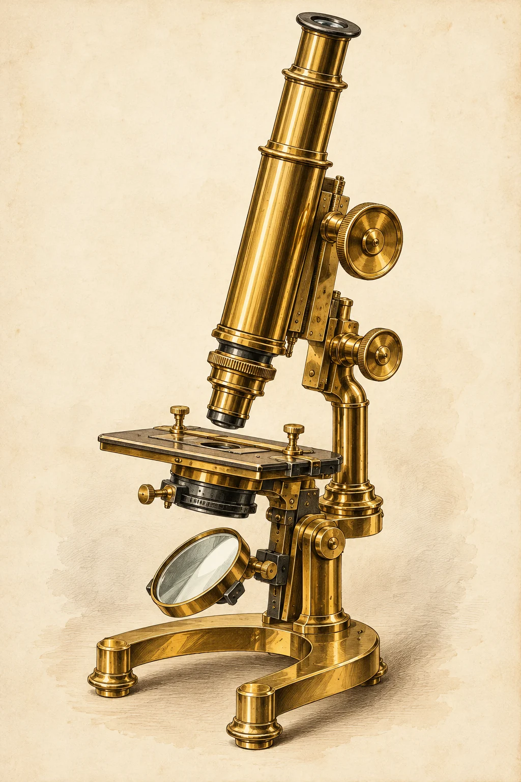 Illustrative museum-style artwork; not a photograph of an eBay listing